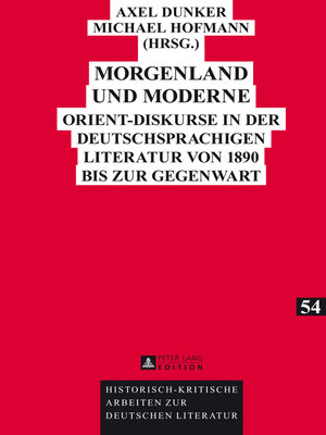 cover image of Morgenland und Moderne